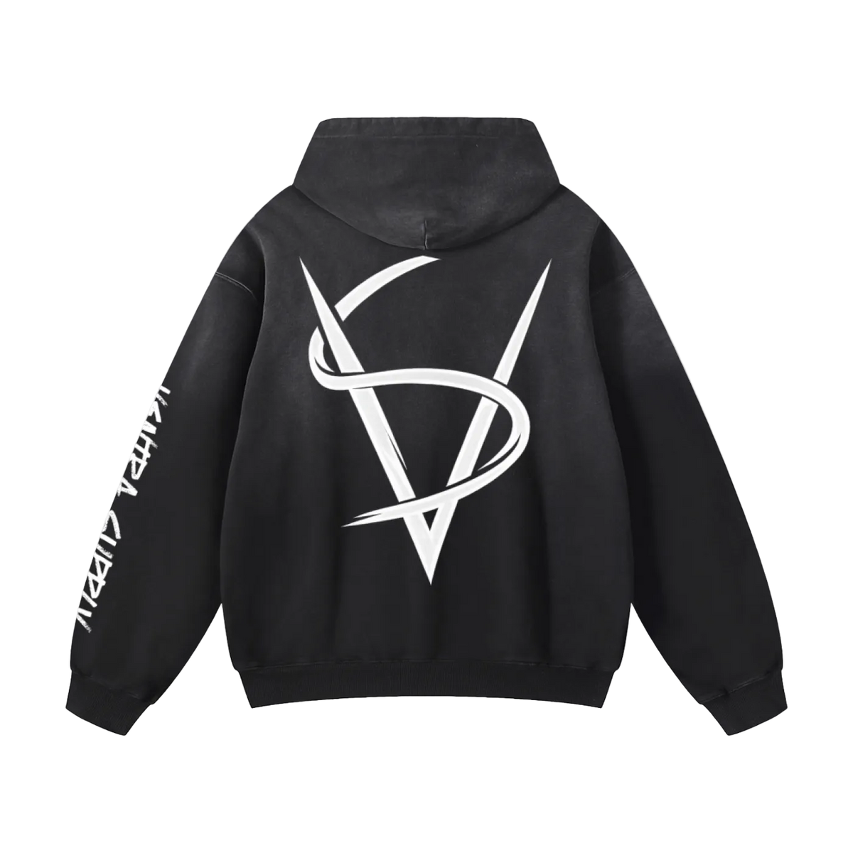 Heavyweight Sunfade Oversized ventra Hoodie