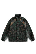 Loose Fit Corduroy Camouflage Jacket - Urban Streetwear Essential
