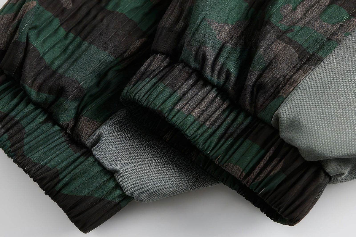 Loose Fit Corduroy Camouflage Jacket - Urban Streetwear Essential