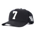 [PRE-ORDER - SHIPS BEGINNING OF NOVEMBER] ‘7’ Premium SnapBack - Black/White